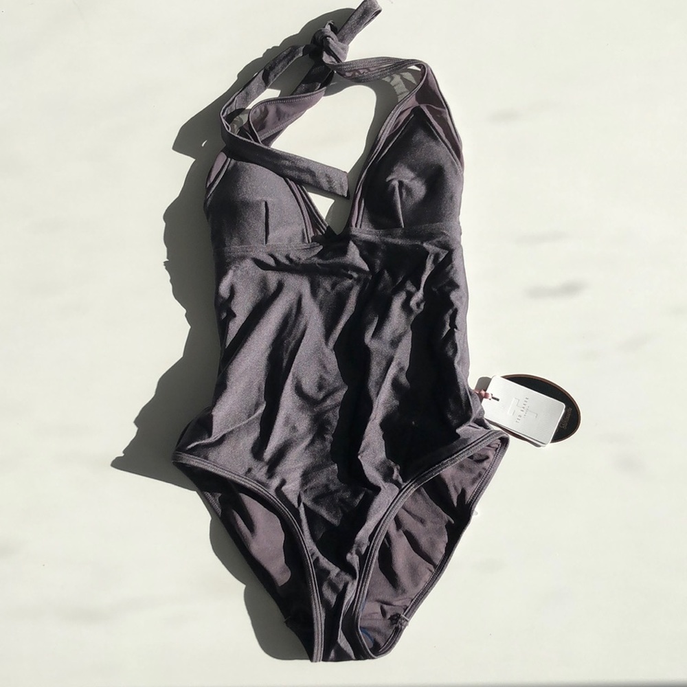 NWT Ted Baker one piece open back swim suit Sz0